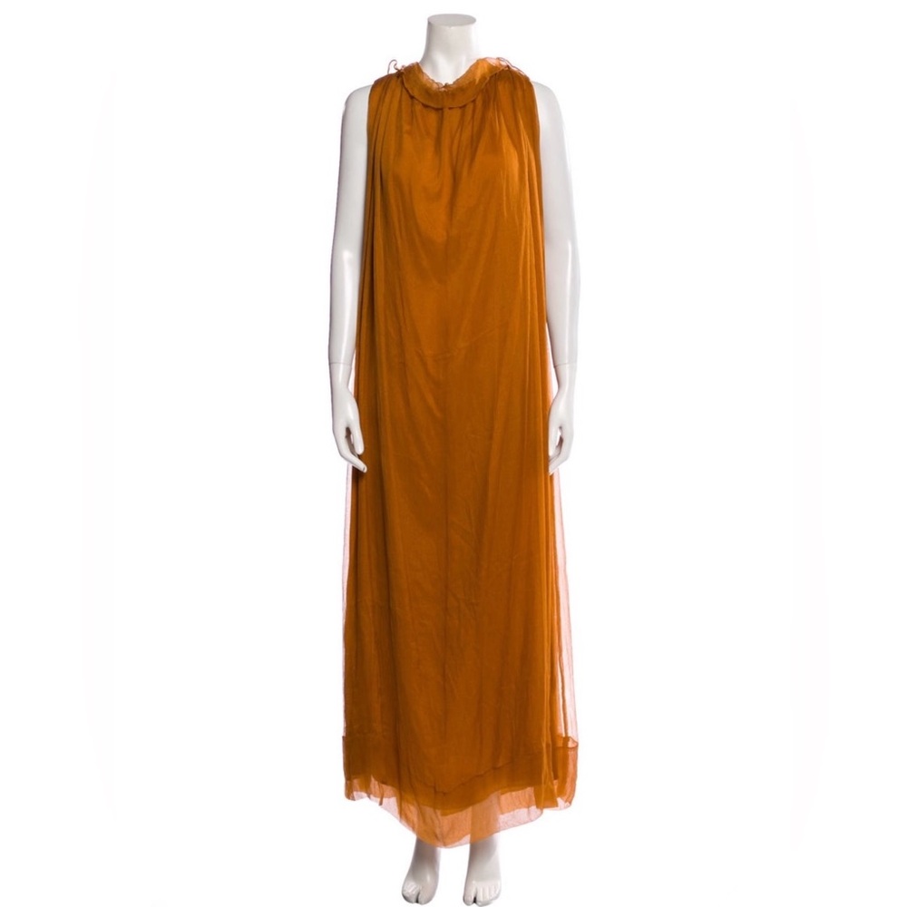 Rodebjer
Chic Sleeveless Orange Maxi Dress - Picture 1 of 3